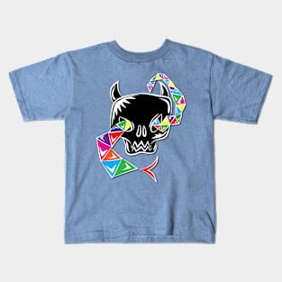 Skull with Snake Kids T-Shirt